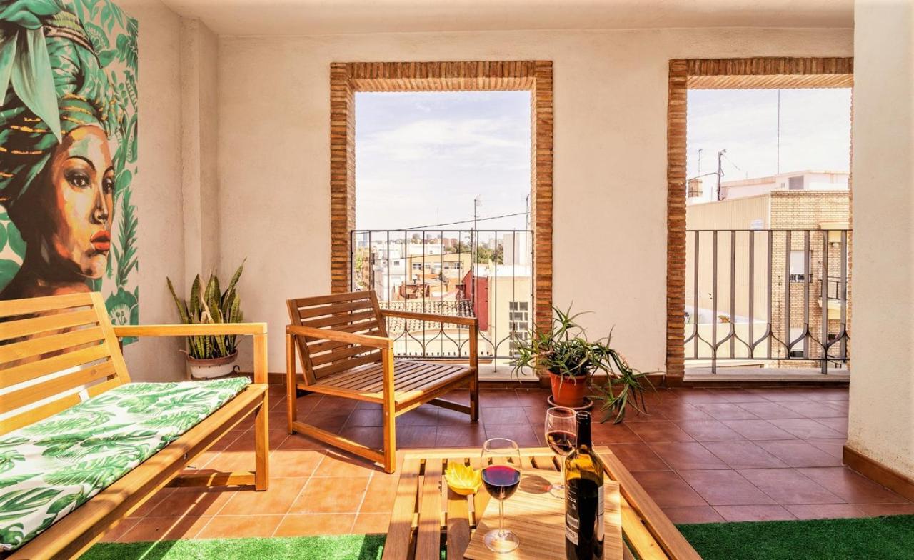 Penthouse Duplex In A 4 Floors Spanish House -8 Min To Center By Metro Valencia Buitenkant foto