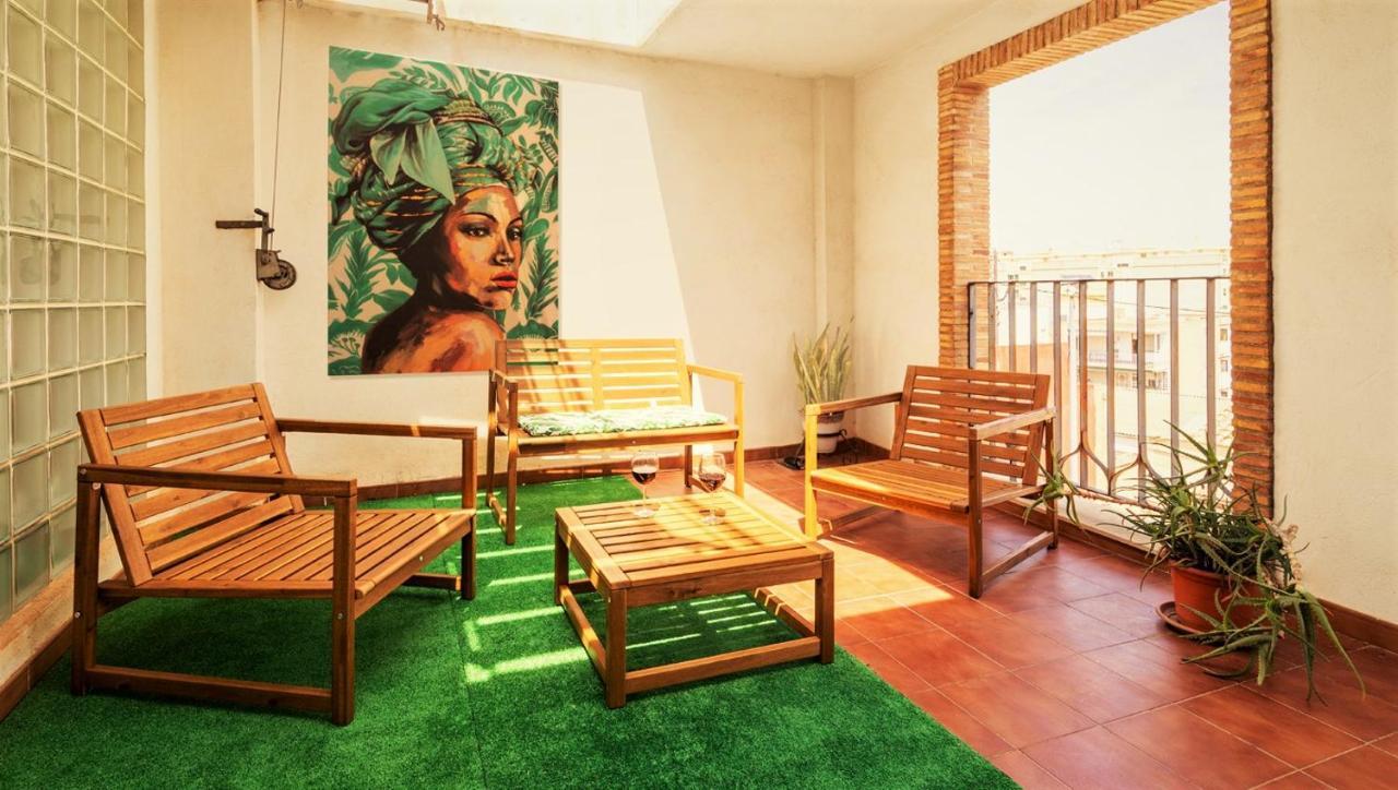 Penthouse Duplex In A 4 Floors Spanish House -8 Min To Center By Metro Valencia Buitenkant foto