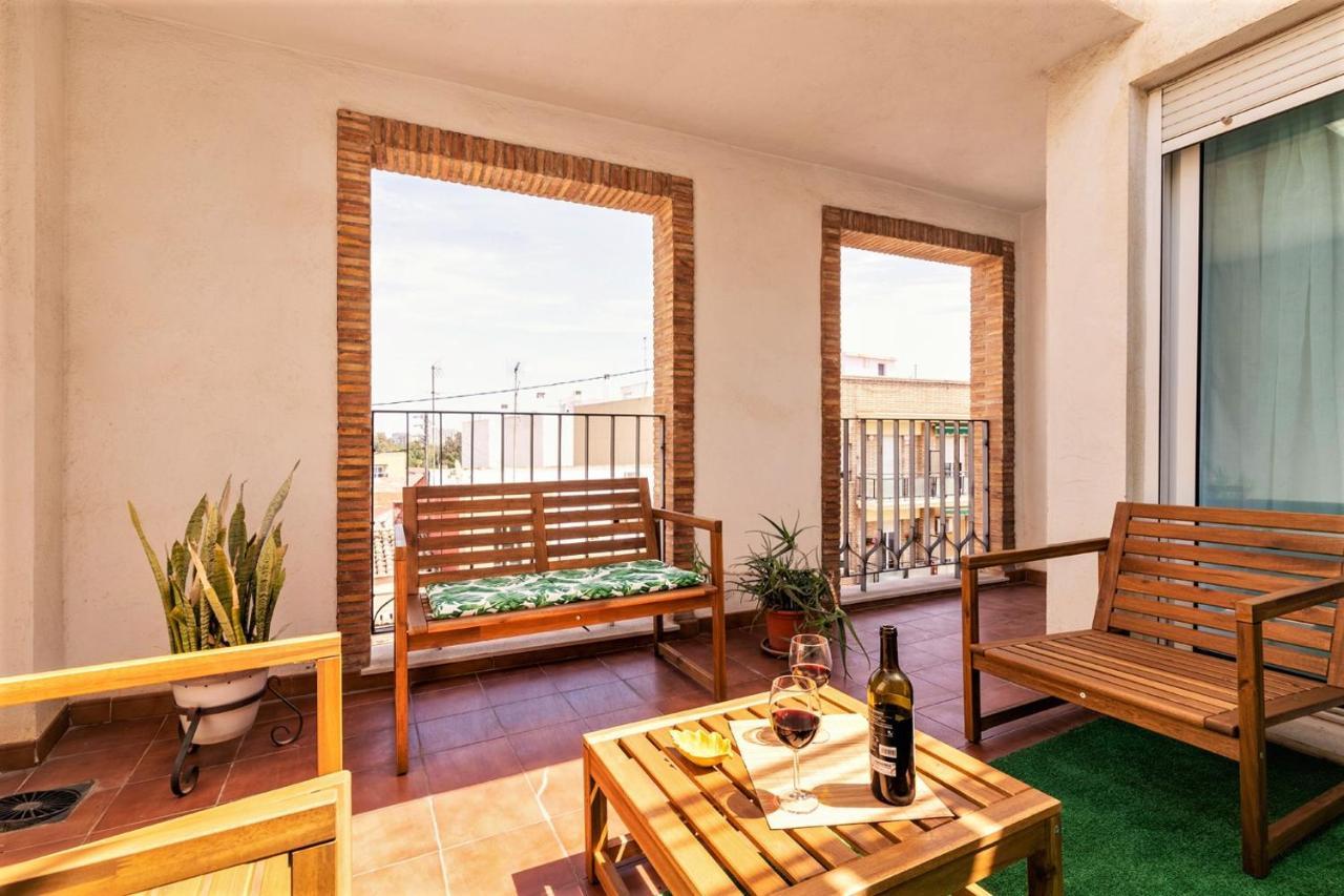 Penthouse Duplex In A 4 Floors Spanish House -8 Min To Center By Metro Valencia Buitenkant foto